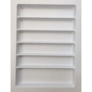 CMW Adjustable Utensil Tray 800mm - White 730mm W x 485mm D x 50mm H