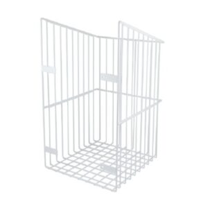 Tilt Laundry Basket White 365mm W x 390mm D x 550/460mm H