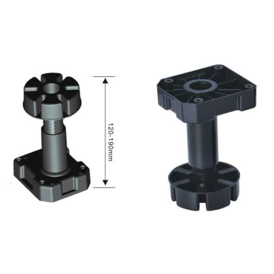 CMW Adjustable Plinth Legs Screw Fix 120mm