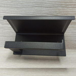 Toilet Roll Holder with Shelf Matte Black