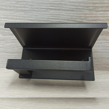 Toilet Roll Holder with Shelf Matte Black