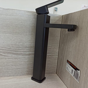 Square Long Neck Matte Black