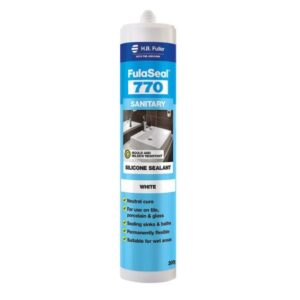 H. B. Fuller 770 K&B Silicone White 300g