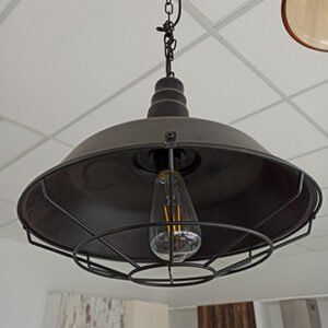 Industrial Black Pendant