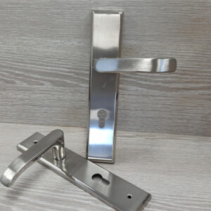 Deluxe Door Lock Matte Chrome Long