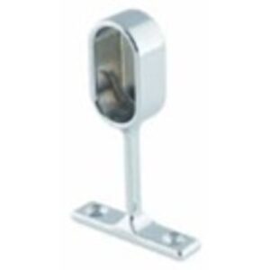CMW End Pillar Oval Chrome 30mm x 15mm